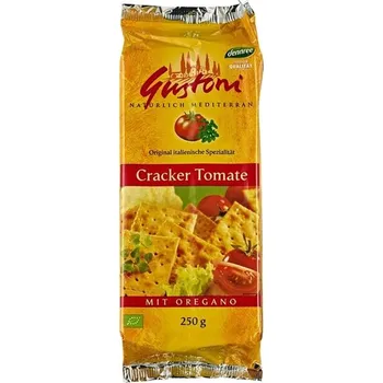 Rýžový chlebíček dennree BIO Krekry rajčatové 250 g