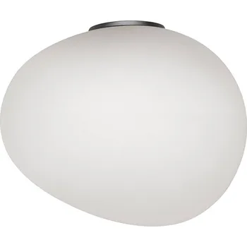 Lampička Foscarini Gregg grande semi 1 nástěnné, grafit bílá satinovaná, grafit 1 x 30 W - Doprava zdarma
