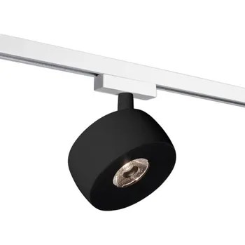 Lampička Molto Luce LED track spot Vibo Volare 927 černý/bílý 10° - Výška hlavy 5 cm; délka adaptéru 7,1 cm černá matná, adaptér bílý 1 x 8 W LED - Doprava zdarma