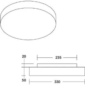 BRUMBERG Celtis Mini stropní svítidlo, E27, chintz, hnědošedá barva - Výška stínidla 5 cm 2 x 60 W - Doprava zdarma