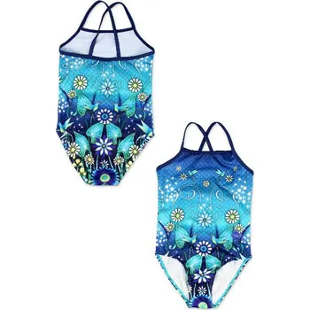 Dívčí plavky velikostní řada:116-152-Dívčí jednodílné plavky - Catalina