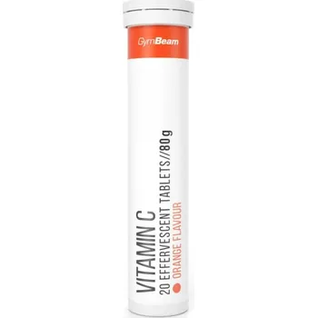 Doplněk stravy GymBeam Vitamín C 1000 mg - 20 tabs pomeranč