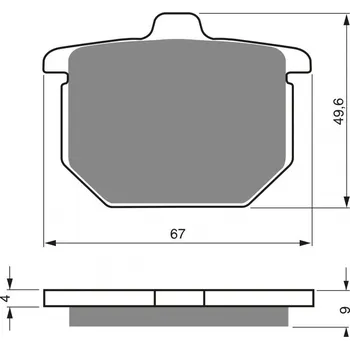 Auto-moto Brzdové destičky GOLDFREN 078 AD