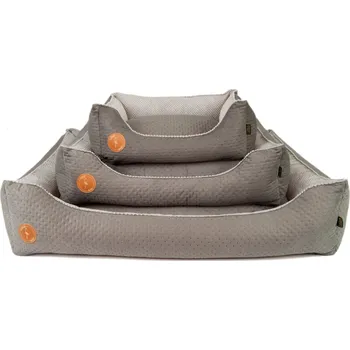Pelíšek pro psa Pelech Cézar PREMIUM, šedá Velikost: M (80 x 70cm)