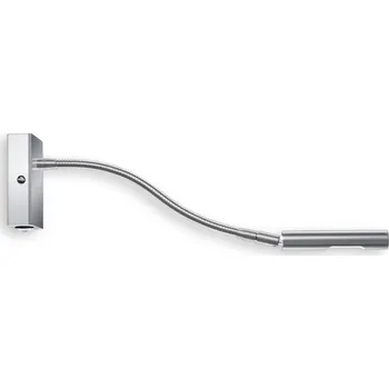 Lampička Knapstein Úsporné LED nástěnné světlo MODEL matný nikl Hliník / šedá / zinek 1 x 3 W LED - Doprava zdarma