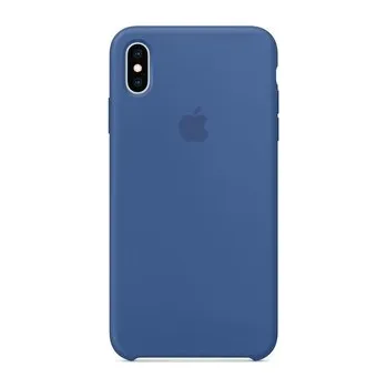 Silicone Case iPhone X, XS delft blue (blistr)