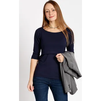 Krásná mamka Kojicí tričko Cindy MODAL navy Velikost: XS
