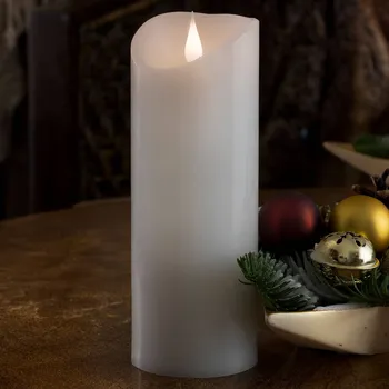 Lampička Konstsmide Christmas Plamen 3D - LED svíčka z pravého vosku bílé 1 x LED - Doprava zdarma