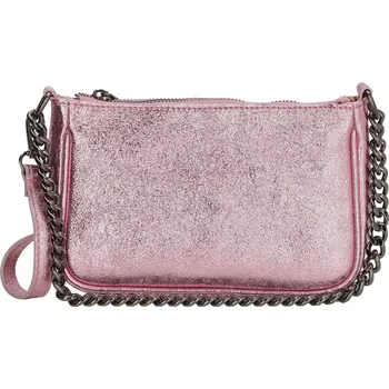 Růžová lakovaná luxusní crossbody kabelka „Majesty“