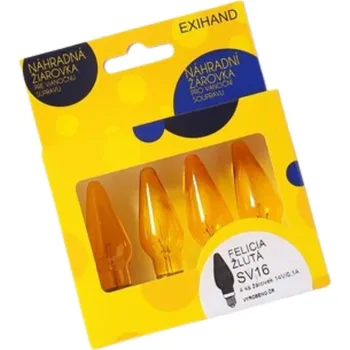 Vánoce Exihand 166100.B.ZL Žárovky FELICIIA žlutá