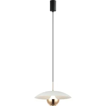 Viokef Závěsná lampa LED Valia, zlatá barva zlaté barvy LED 9 W celkem - Doprava zdarma