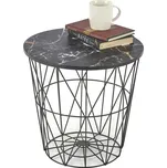 Konferenční stolek Harissa B, černý mramor