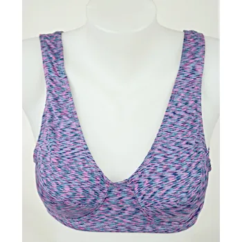 Dámské spodní prádlo PESAIL Dámská bavlněná lambáda podprsenka melír Velikost: 100/D