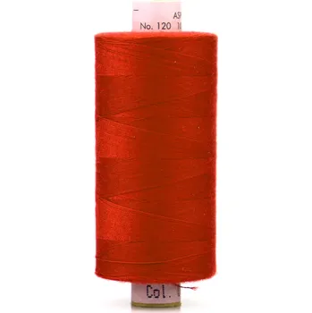 Nit Polyesterová nit Amann Aspo 120, světlá červená 0501, 1000 m