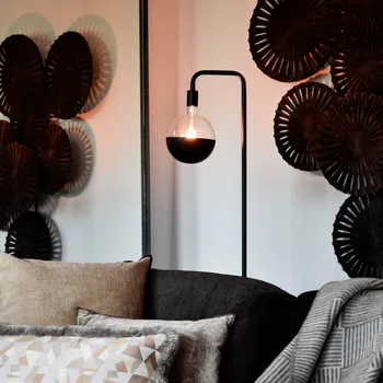 Lampička Calex Kalmar Top zrcadlená E27 6W černá Ø20cm černá, čirá - Doprava zdarma