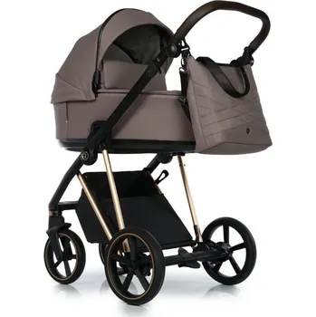 Kočárek ROAN kombinovaný kočárek Ivi 2.0. Cocoa Rose Gold