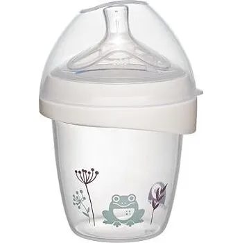 Nip First Moments PP láhev s širokým hrdlem, 150 ml, žába
