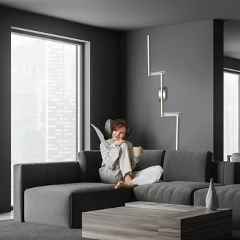 Briloner LED stropní svítidlo Staff, stříbrná, 3 000 K LED celkem 24 W - Doprava zdarma