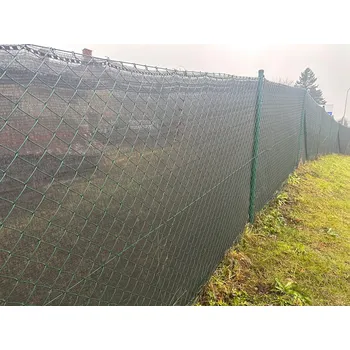 zahradní zástěna GTEX Stínící tkanina na plot – rašlový úplet 90 %, 110 g/m², výška 200 cm, metráž, antracit