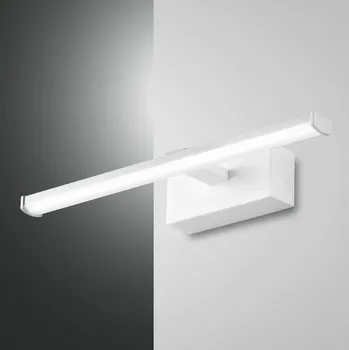 Lampička Fabas Luce LED nástěnné světlo Nala, bílé, šířka 75 cm - šířka nástěnného držáku 11 cm LED celkem 6 W - Doprava zdarma