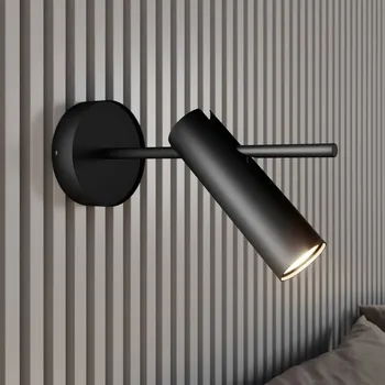 Lampička SIGMA Nástěnné bodové svítidlo Leda 1, jednoplamenné, černé - Délka stínidla na lampu 20 cm černý 1 x 25 W - Doprava zdarma
