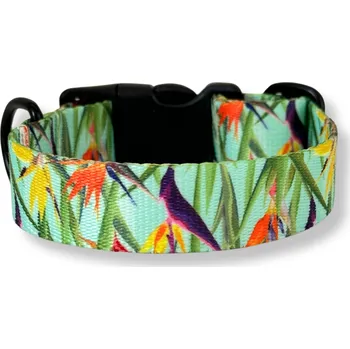 Obojek pro psa PafDog® Designový obojek pro psy Flowers Velikost: S, ŠÍŘKA: 15 MM