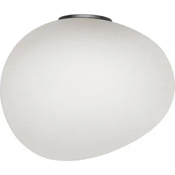 Lampička Foscarini Gregg media semi 2 nástěnné, grafit bílá satinovaná, grafit 1 x 30 W - Doprava zdarma