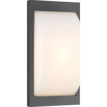 Venkovní osvětlení LCD Venkovní nástěnné svítidlo LED 068LED, grafit, nerezová ocel, 33 cm, IP44 grafit, opál 1 x 13 W LED - Doprava zdarma