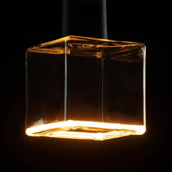 Lampička SEGULA LED floating cube 86 E27 4,5W teplá bílá čirá - Doprava zdarma