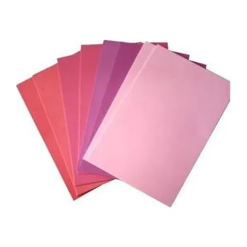 Set školních potřeb Pianka czerwono różowa 20x30cm 8 arkuszy