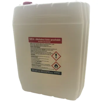 Dezinfekce Tomfit SAELA -alkoholový čistící prostředek na povrchy Obsah: 5 000 ml