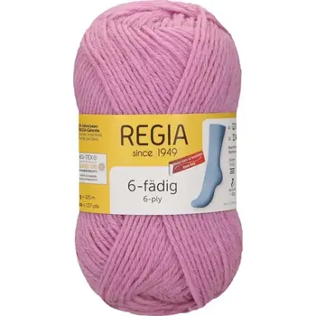 Příze Regia 6-ply Uni 50g Malinová 6867 (Ponožková příze Regia 6-ply Uni 50g himbeere 6867)