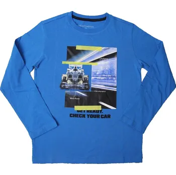 Chlapecké tričko Chlapecké triko Wolf S2133C modré