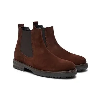 Pracovní obuv Kotníková obuv s elastickým prvkem Marc O'Polo 407 27385002 300 Hnědá 42