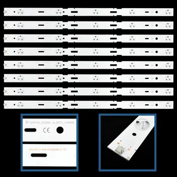 Dálkový ovladač Grundig 759551878600 LED podsvit ZCC606 2013ARC40_3228N18, 5 DLED - 8 pásků 428mm