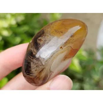 Přírodní kámen Sardonyx achát kámen 52g z Číny