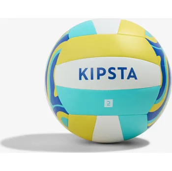 Fotbalový míč KIPSTA Míč na beach volejbal BV100 Classic velikost 5 5 MODRÁ