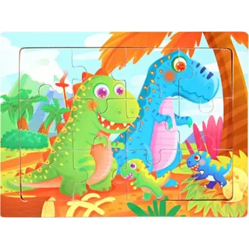 Puzzle Dřevěné puzzle pro nejmenší (M) - TYRANOSAURUS (Značka: SKXNIER)