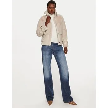 Dámský kabát TWINSET Kožich 242TP2380 Béžová Regular Fit 46