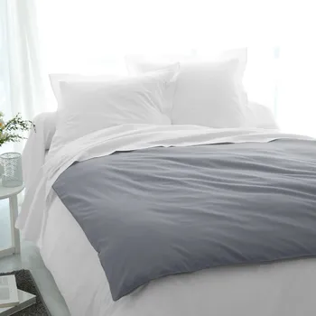 Chránič matrace Blancheporte Povlak na prachovou přikrývku antracitová 90x150 cm