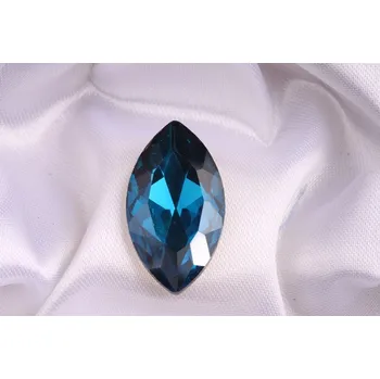 Dětské navlékací korálky Skleněný šaton 17x30mm - č.311