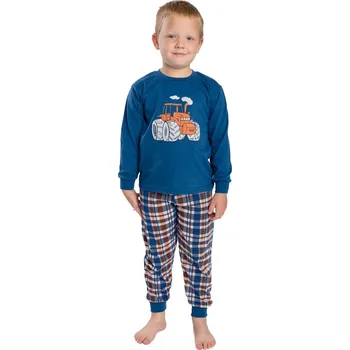 Chlapecké pyžamo Chlapecké pyžamo Betty Mode tmavě modré traktor