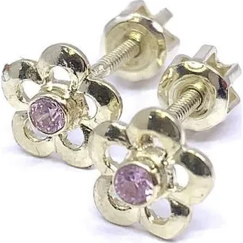 Náušnice Diante Zlaté náušnice kytičky 31511160