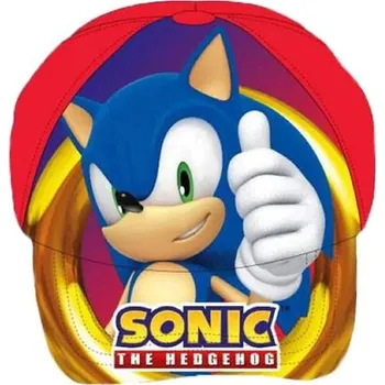 Kšiltovka DOVOZ EU Chlapecká kšiltovka Sonic červená Velikost: 54