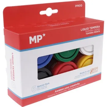 Vodová barva Madrid Papel Import S.L. Temperové barvy školní sada - 6x40ml