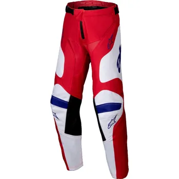 Moto kalhoty Kalhoty RACER VEIL, ALPINESTARS, dětské (červená/bílá) 2025 (Velikost: 26)