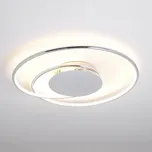 Lindby LED stropní svítidlo Joline, Ø 45 cm, chromová barva, kov bílá, chrom LED 26 W celkem - Doprava zdarma