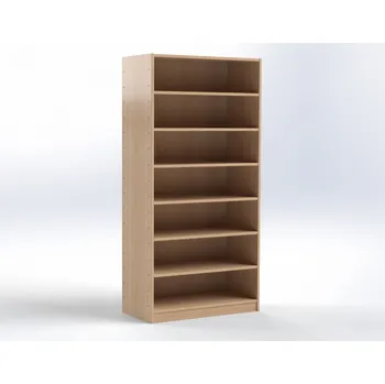 Šatní skříň Skříň MIKI PLUS se 6 vloženými policemi, š.80 cm