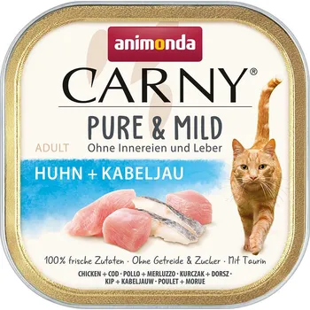 Pro kočku animonda Carny Pure & Mild Adult kuře a treska 32 × 100 g
