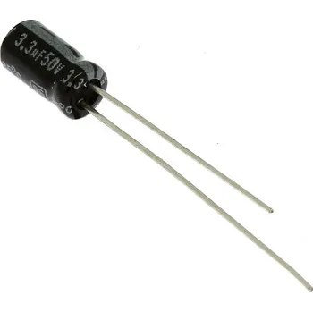 Nichicon Elektrolytický kondenzátor 3.3uF/50V 4x5mm RM1.5 105°C